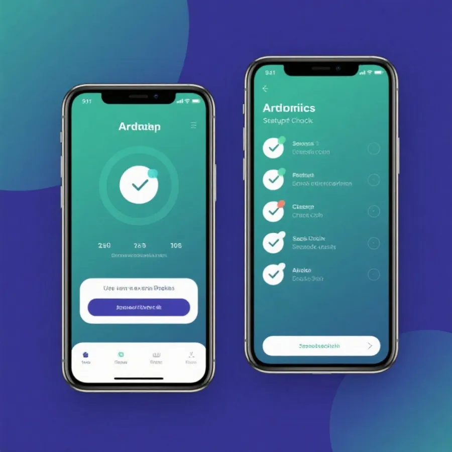 APP首次使用设置示意图